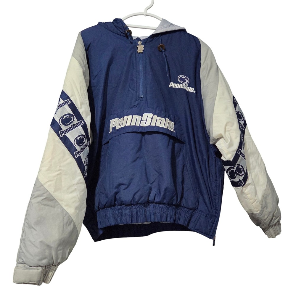 Vintage Turbo Sportswear Penn State Nittany Lions‎ Pullover Jacket Mens Large - Picture 2 of 9